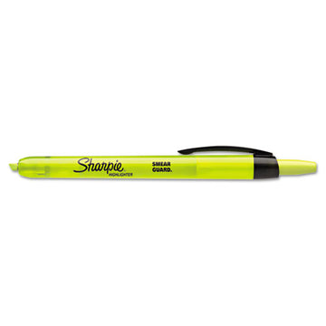 Sharpie® Retractable Highlighters, Fluorescent Pink Ink, Chisel Tip, Pink-black Barrel, Dozen freeshipping - TVN Wholesale